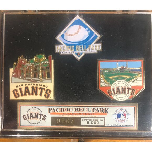San Francisco Giants 2000 Pac Bell Park 1st Season Ltd Ed.Pin Set #564/8000 - Picture 1 of 1